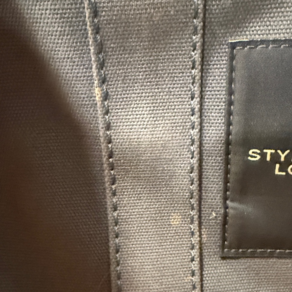Marc Jacobs Tote Bag in Slate Gray Canvas with White Logo - Picture 5 of 10